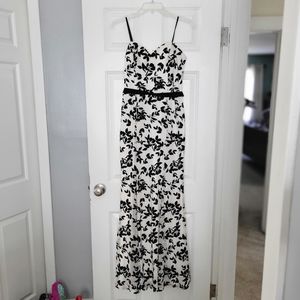 Floral Mermaid Sweetheart Gown